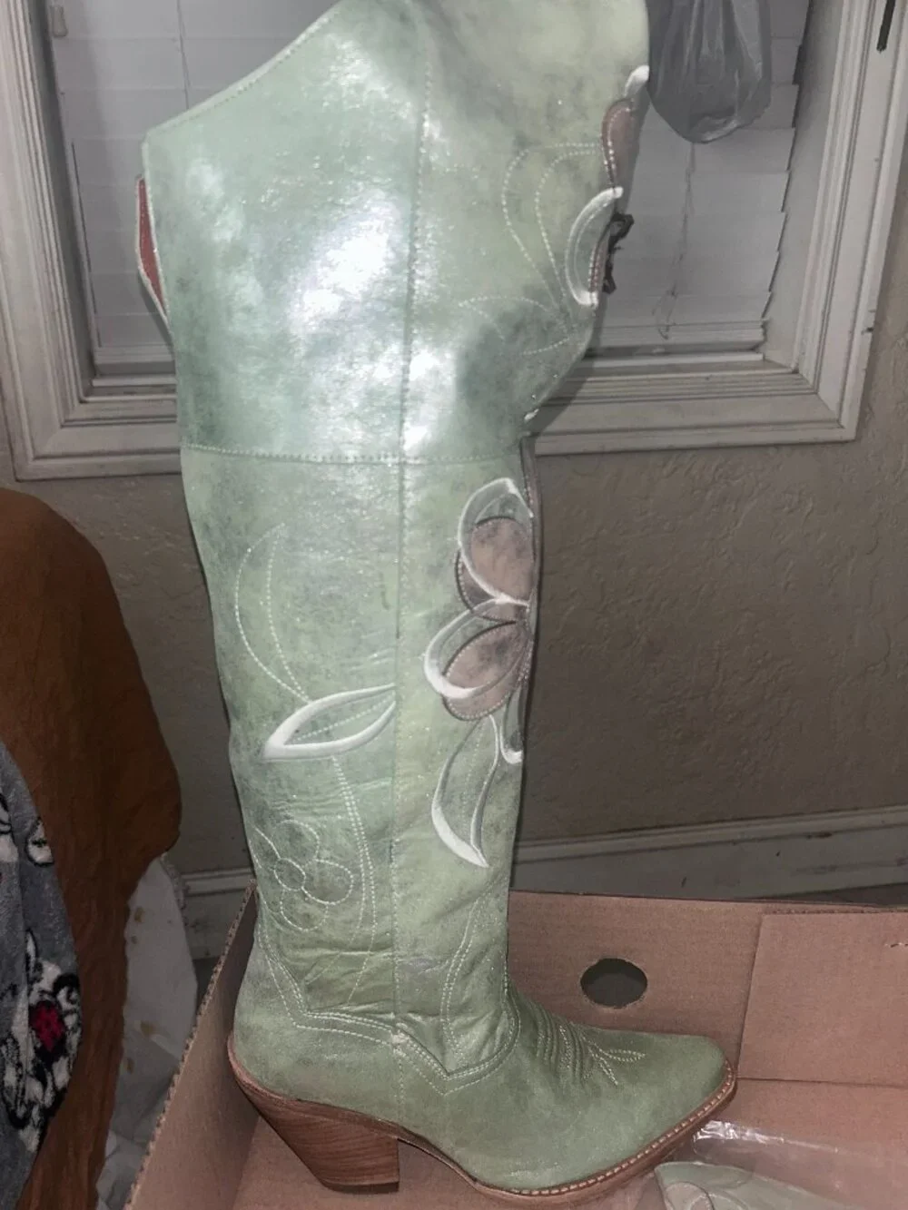 Dan Post Women's METALLIC Jilted High Western Boots